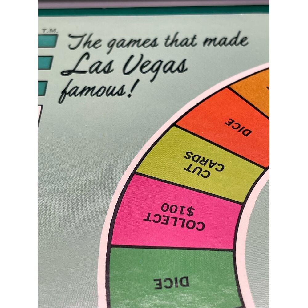 NOS Las Vegas Nevada Vintage Splurge Casino Board Game 1968 Crea Tek Casinos - Picture 14 of 15
